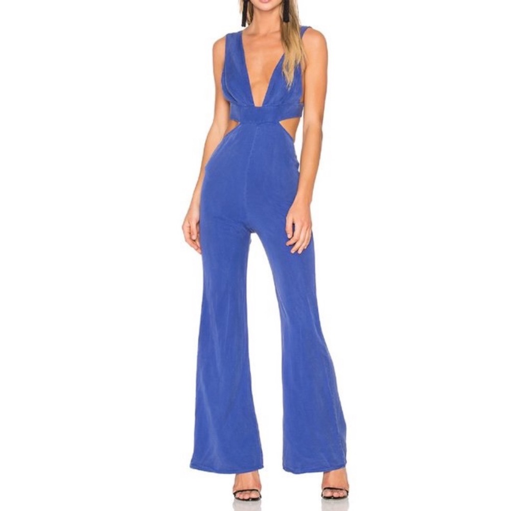Wildfox Salty Blonde Jumpsuit Blue. Size: Small